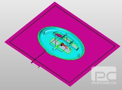 6163银河3D2012亮点之区域设计分型面